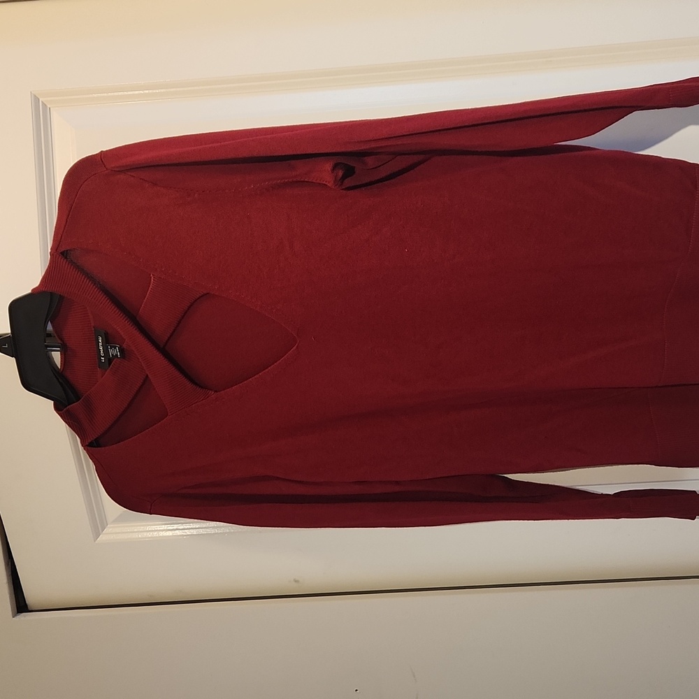 Criss Cross Neck Sweater